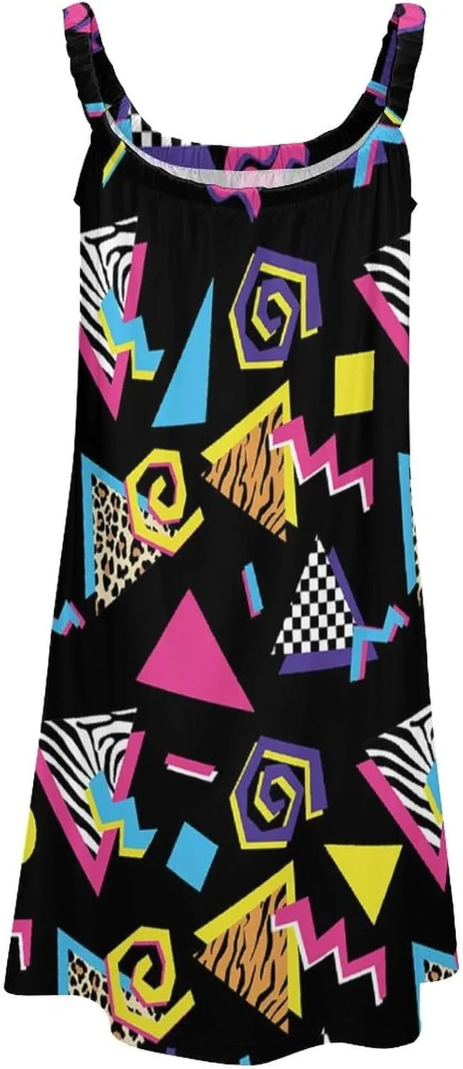 AMRANDOM Women's 2023 Summer Wrap Slim Dress Casual Beach Short Cami Dress