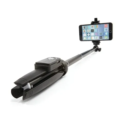 Anko Black Bluetooth Selfie Stick Tripod with Remote
