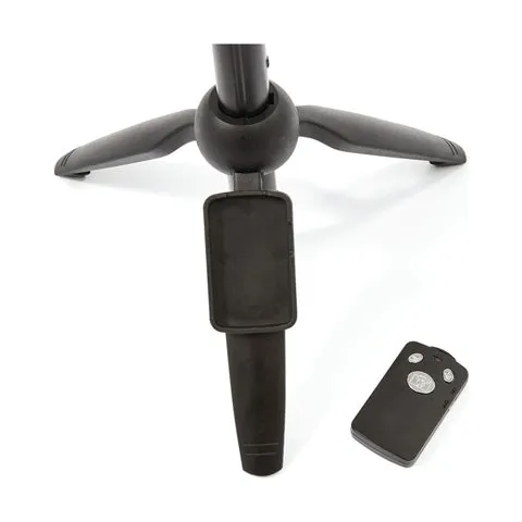 Anko Black Bluetooth Selfie Stick Tripod with Remote