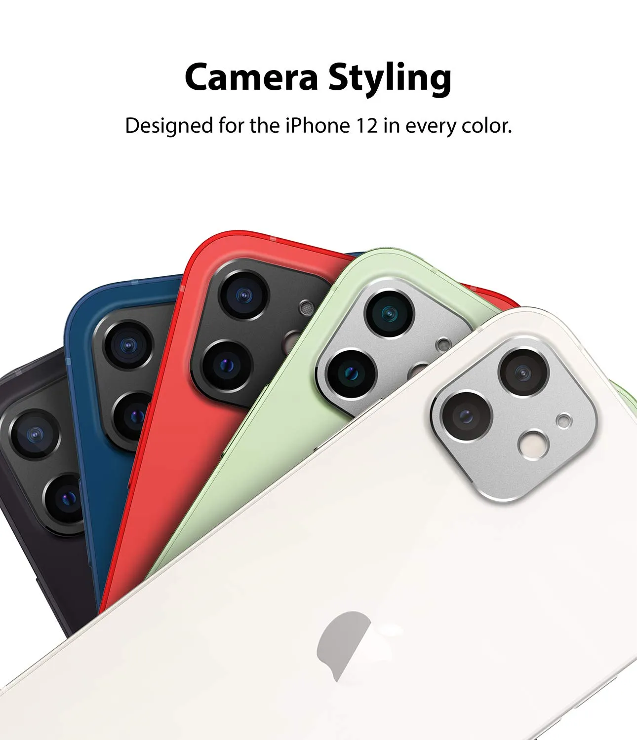 Apple iPhone 12 Camera Protector | Camera Styling -BLK