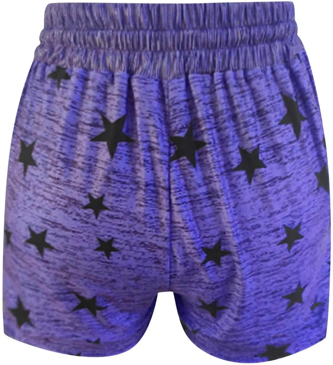 Bermuda Shorts for Women Drawstring Elastic High Waist Sport American Flag Star Printed Butt Lifting up Sweatpant