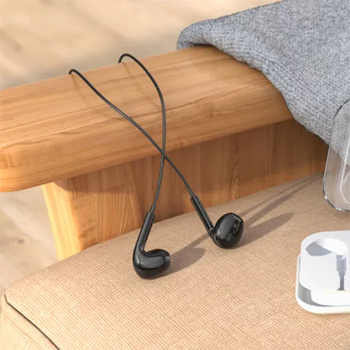 Borofone BM80 Original Series Wire Control Earphones with Mic - Black