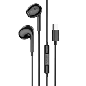Borofone BM80 Original Series Wire Control Earphones with Mic - Black