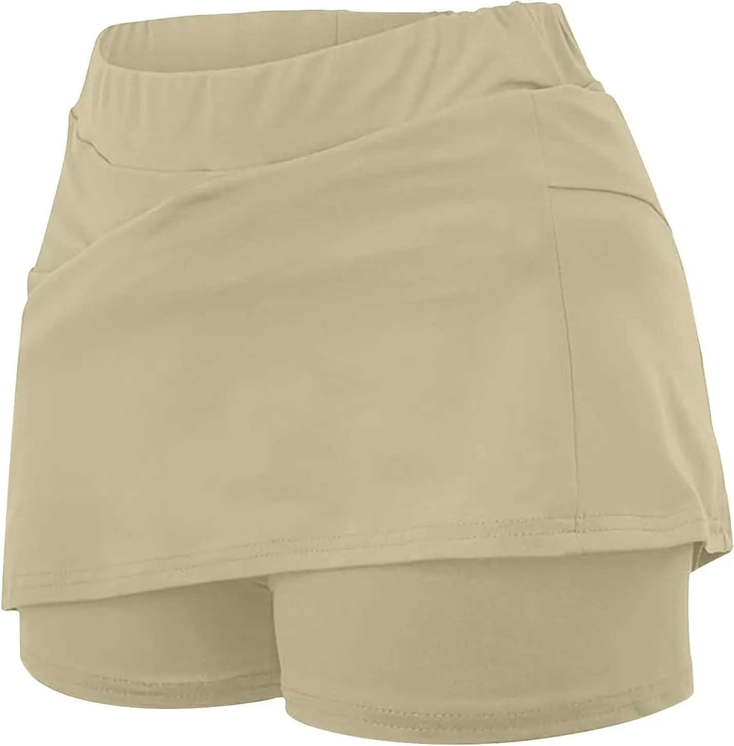 DDAPJ pyju Skorts for Women Plus Size Dressy Casual Athletic Golf Tennis Skirts 2025 Summer High Waist Skort Mini Skirt