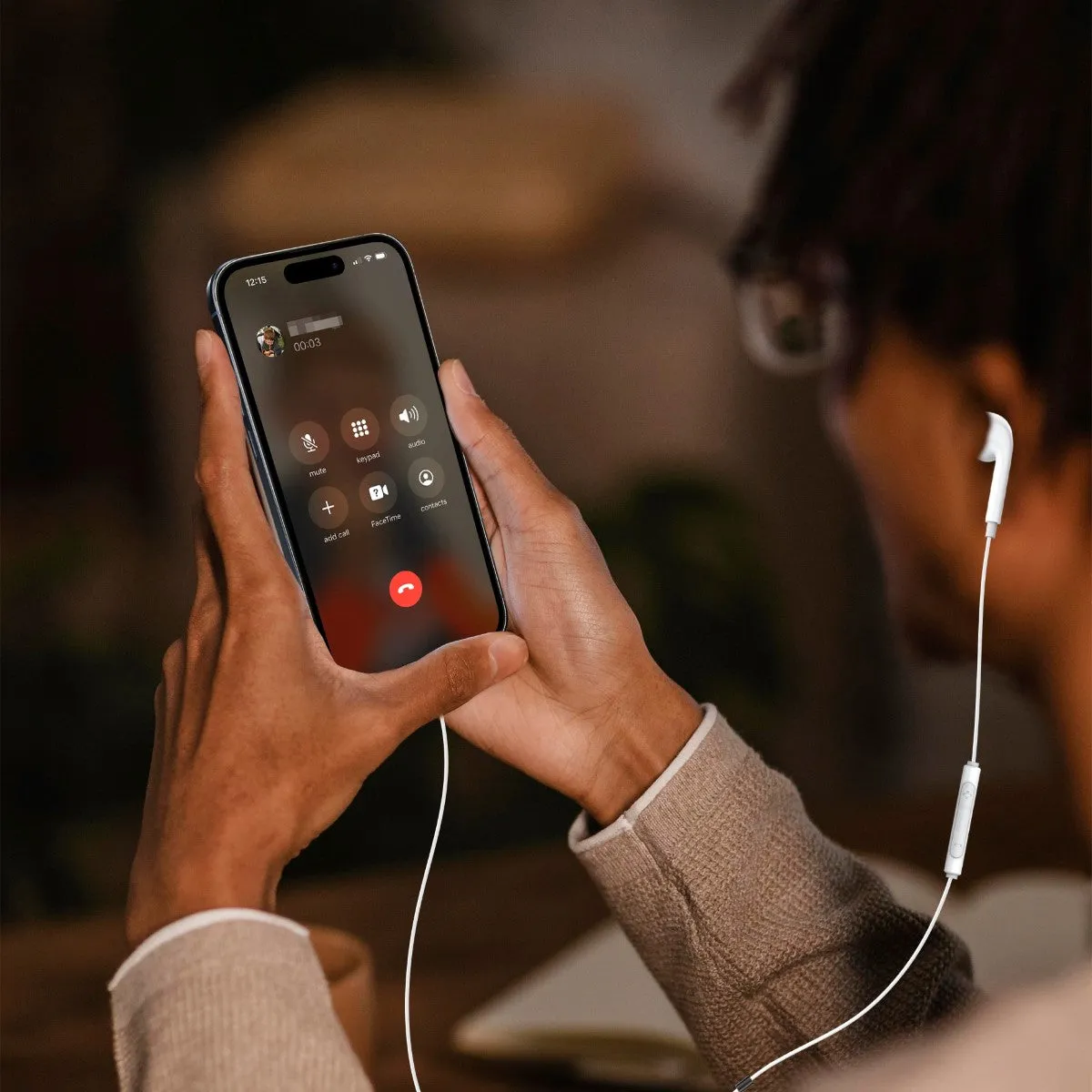 Dynamic In-Ear Wired Mono Earphone with USB-C Connector