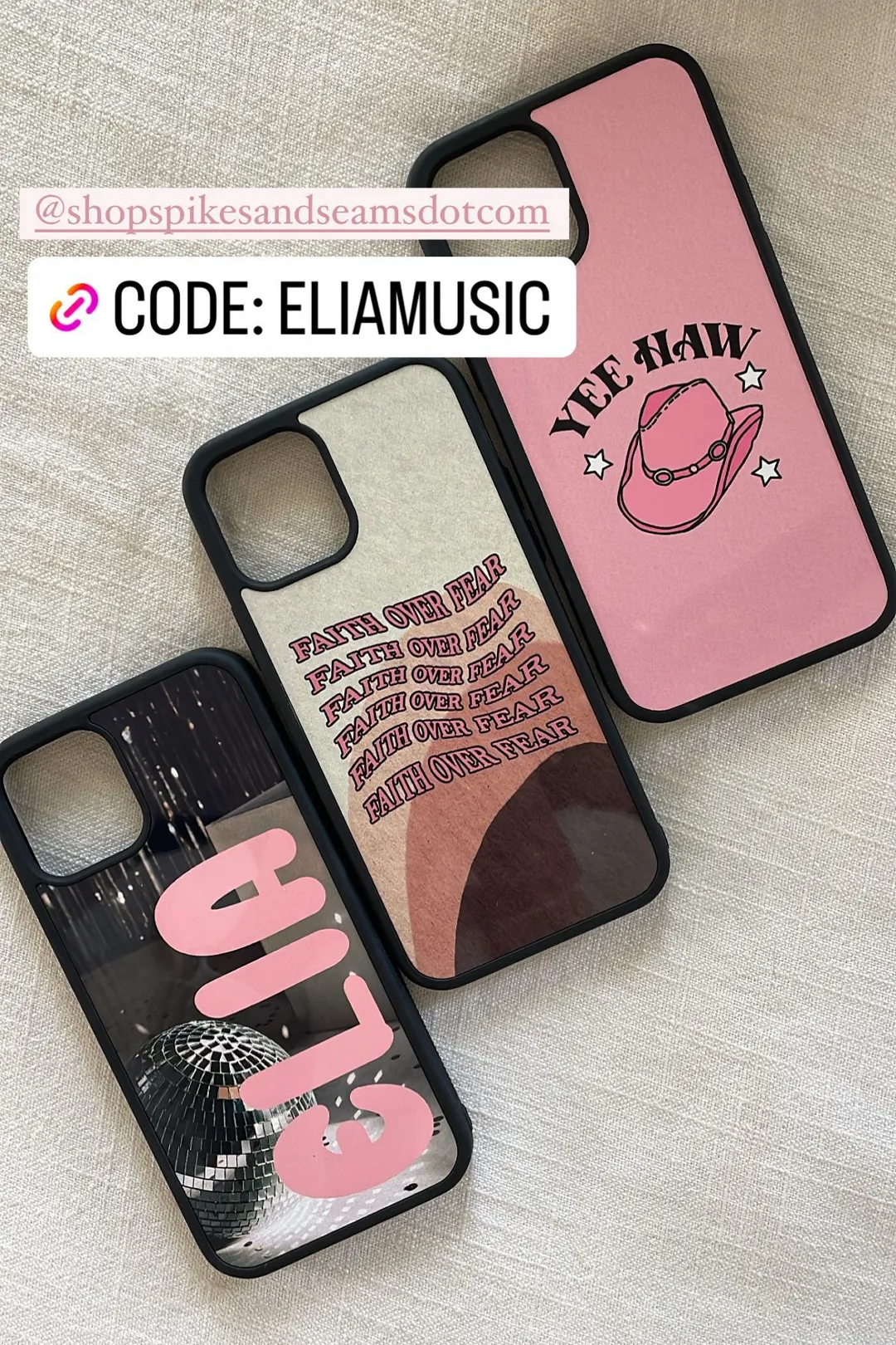 Faith over Fear iPhone case