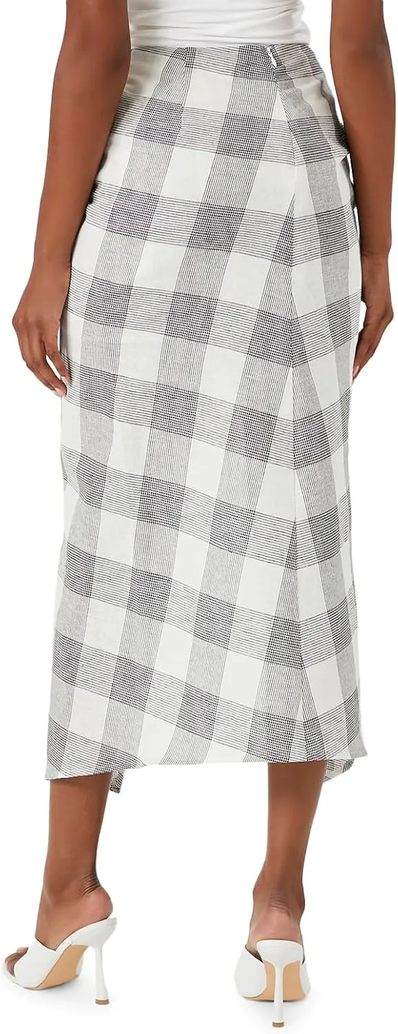 Forever 21 Women's Plaid A-line Maxi Skirt