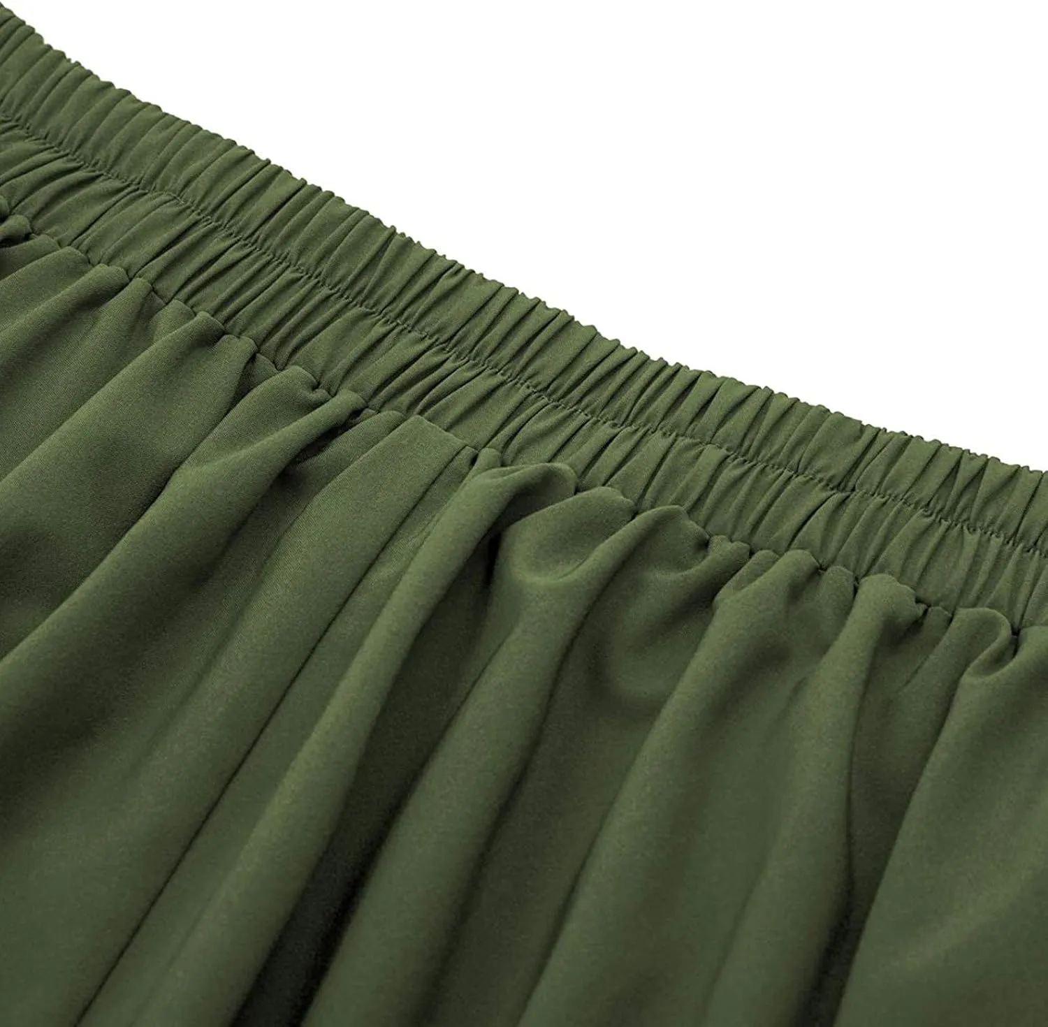 FZYLQY Skirts for Women, 2025 Trendy Casual Pleated Skirts Summer Elastic High Waist Skirt Plus Size Midi Length Work Skirts