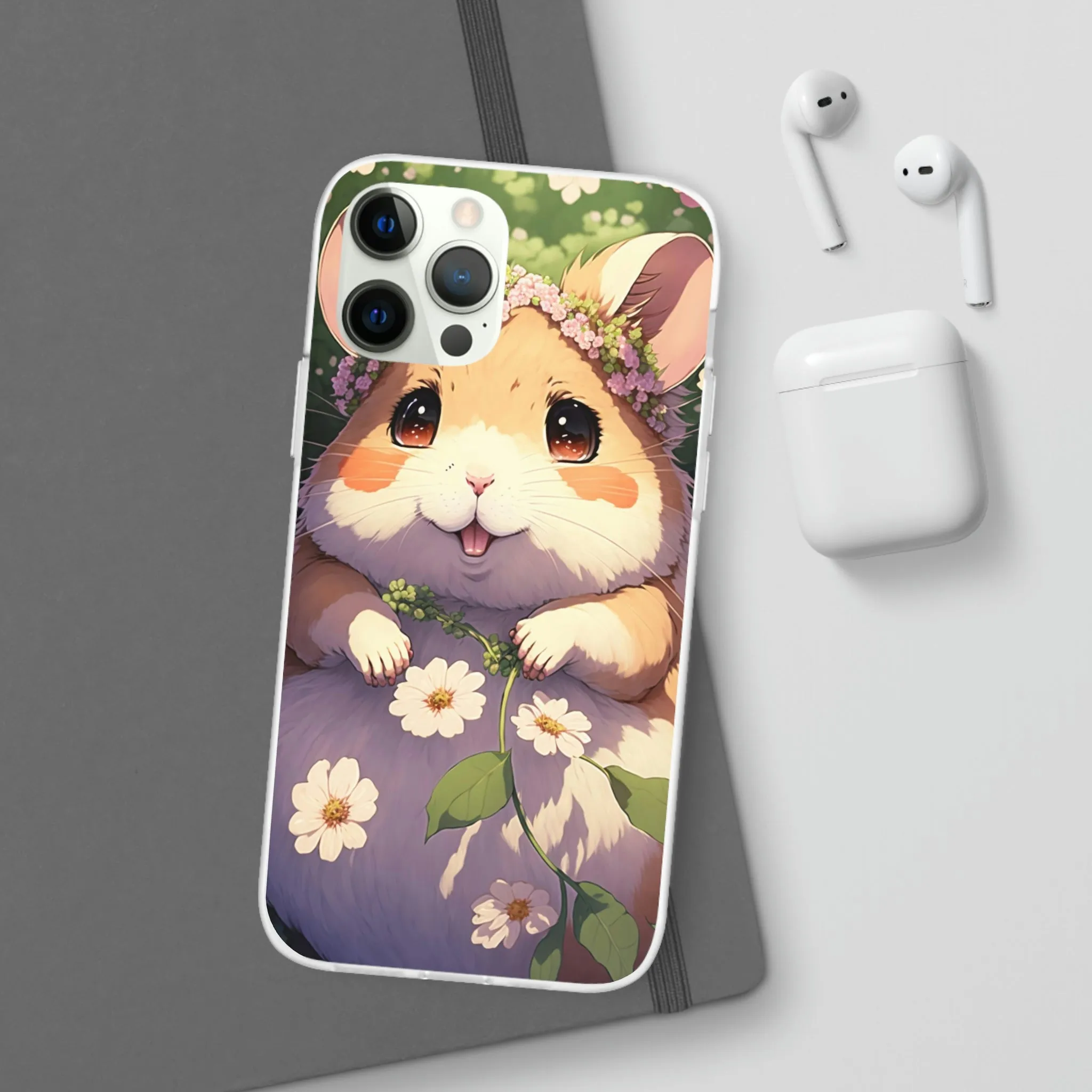 Happy Hamster Flexi Phone Cases