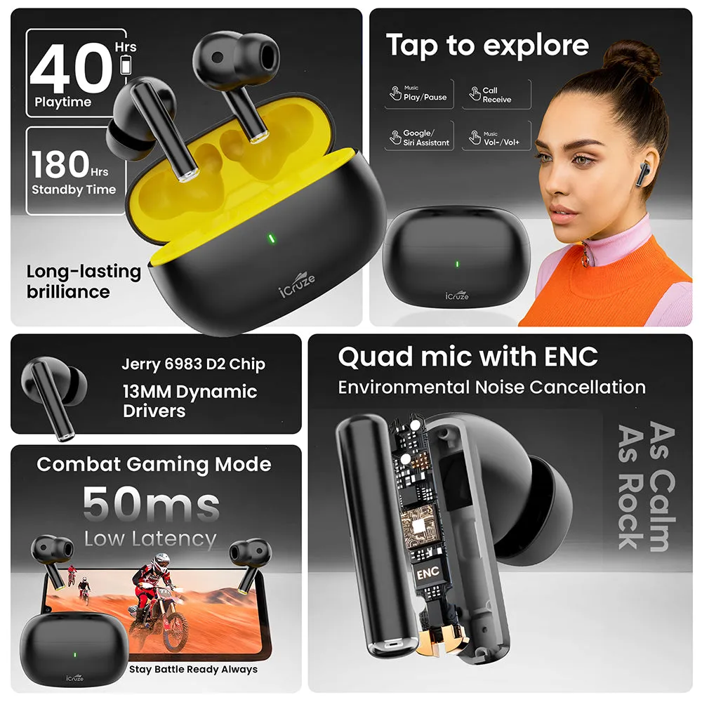 iCruze Aura TWS Earbuds