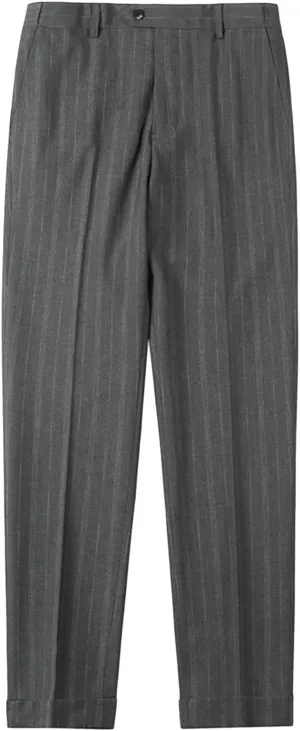 JEShifangjiusu Men's Classic Athletic Pants Slim Fit Business Dress Pants Chino Pant Flat Front Straight Fit Suit Pant (32,Black), Black, 32