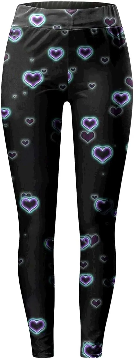LCMTWX High Waisted Print Leggings for Women Jeans Slim Waist Solid Pants Elastic Denim Color Women Pocket Button High