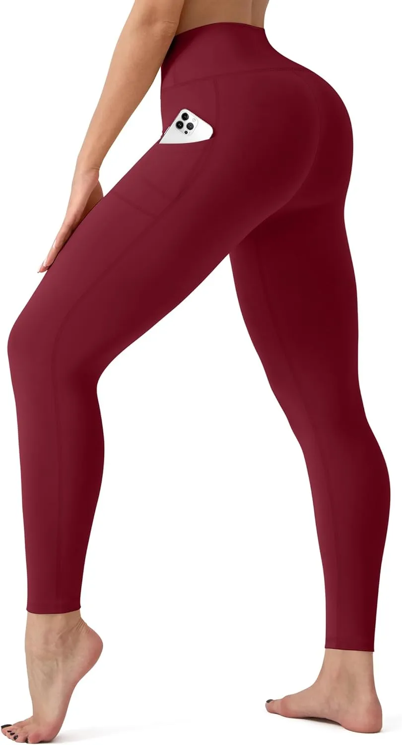 Leggings for Women Soft High Waisted Tummy Control No See Through Workout Yoga Pants for Athletic Plus Size