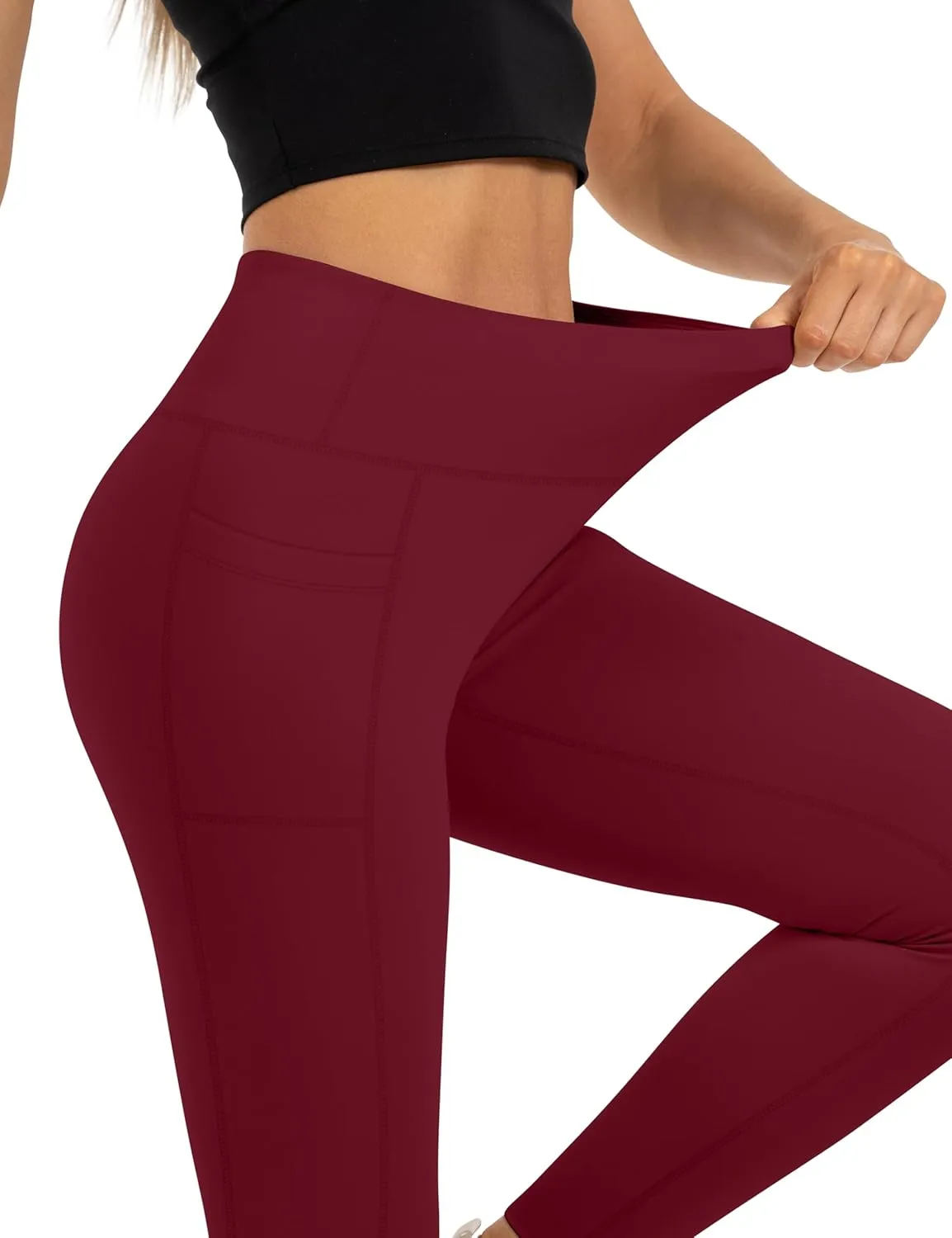Leggings for Women Soft High Waisted Tummy Control No See Through Workout Yoga Pants for Athletic Plus Size
