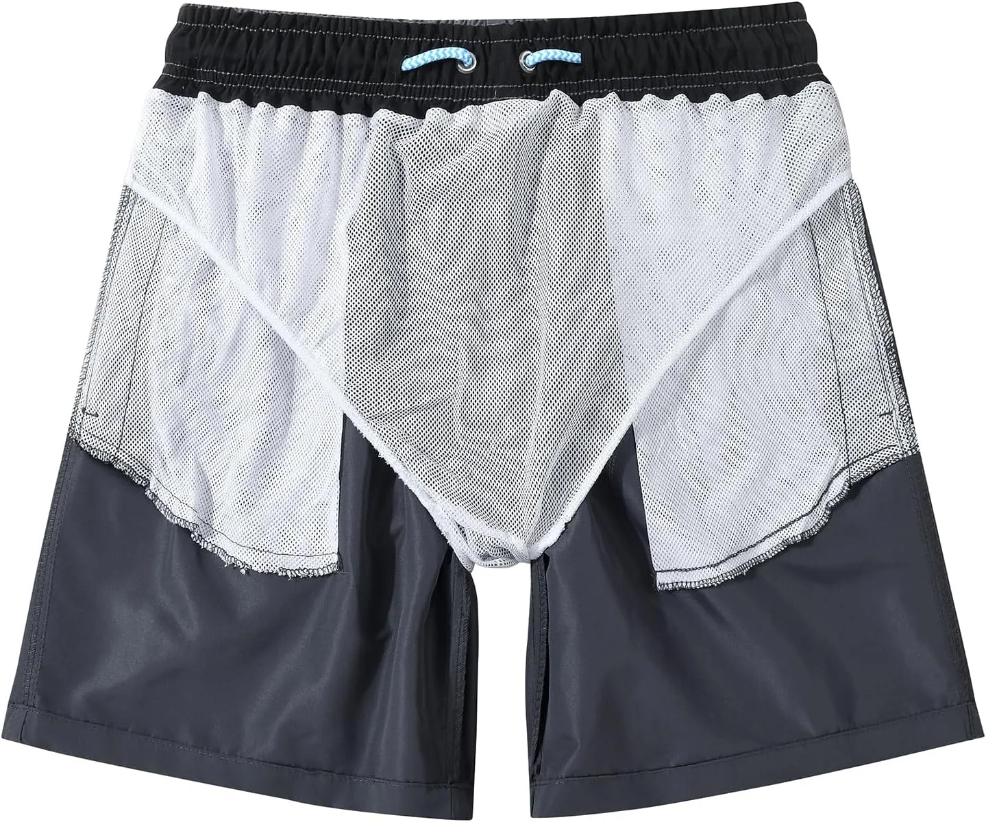 MADHERO Mens Swim Trunks 5 Inch Quick Dry Bathing Suit with Mesh Lining Beach Shorts
