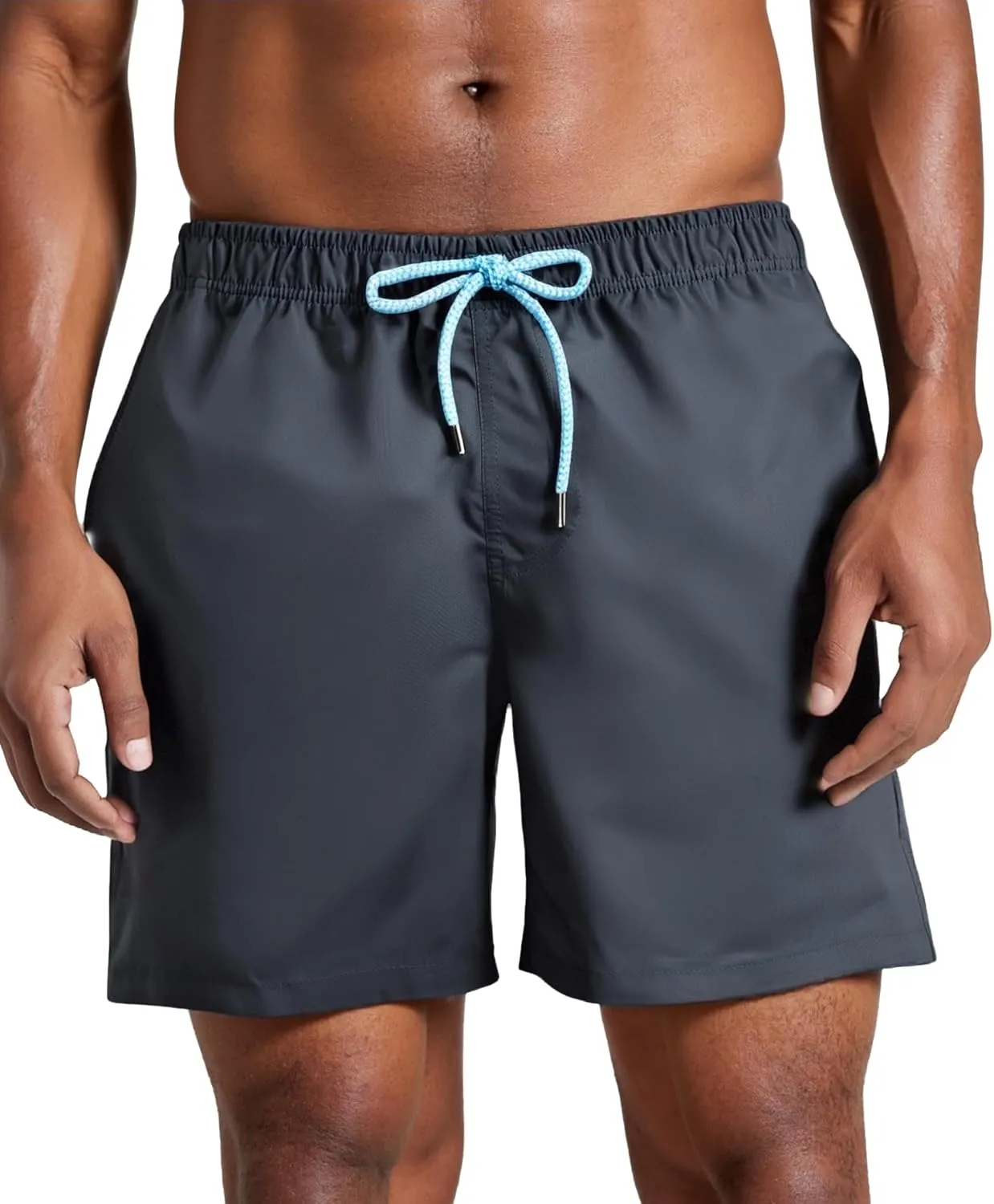 MADHERO Mens Swim Trunks 5 Inch Quick Dry Bathing Suit with Mesh Lining Beach Shorts