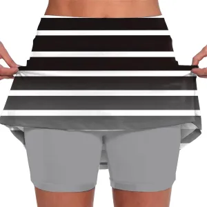 Mini Skirts for Women Casual High Waisted Tennis Golf Skorts Side Pockets Summer Workout 2 in 1 Shorts Underneath Plus Size