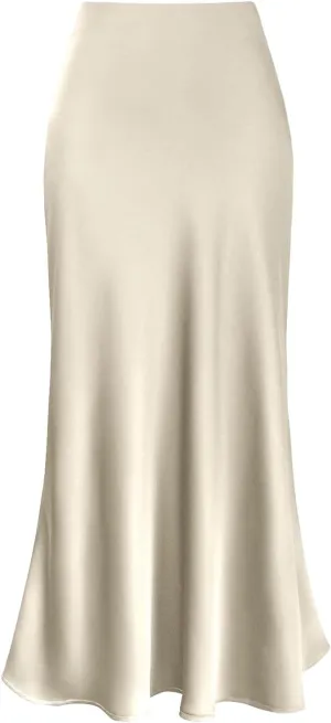 Pleated Work Skirts for Women Office Maxi Long Solid Color Sexy Casual Flowy Summer Spring Vintage Workout Athletic