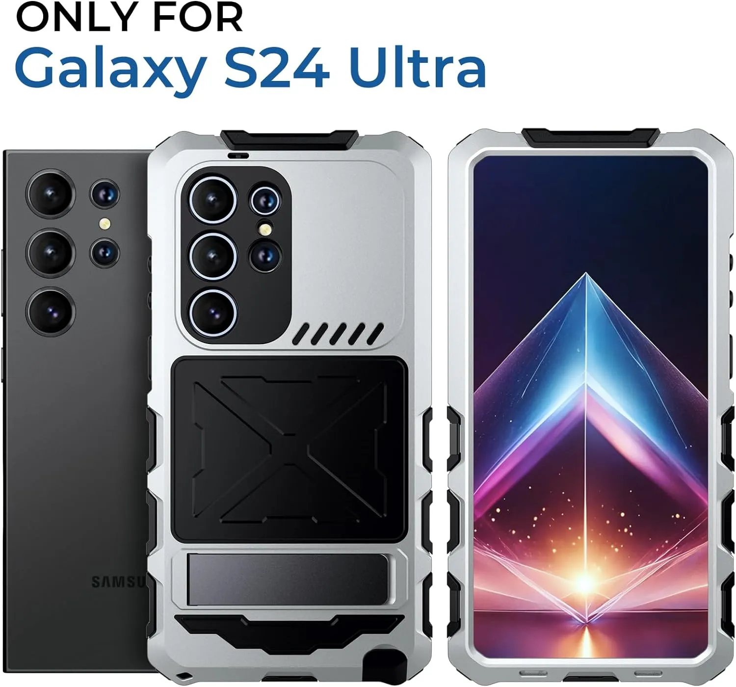Samsung Galaxy s24 Ultra Bumper Built Military Grade Rubber Hard Durable Phone Case