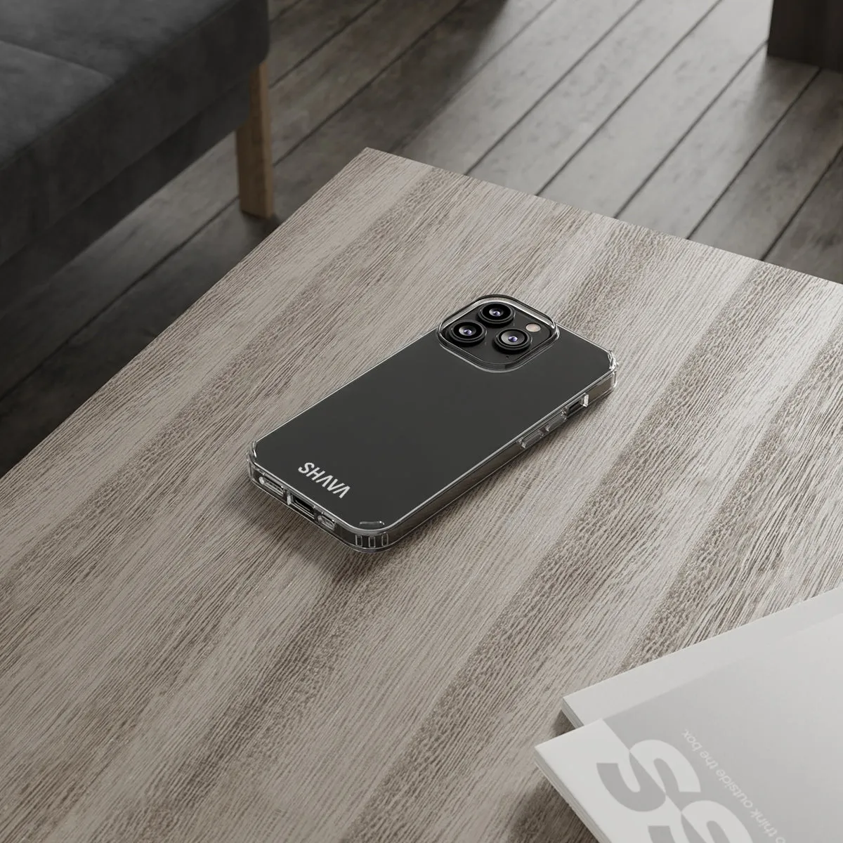 Simple Clear Phone Case - Shava