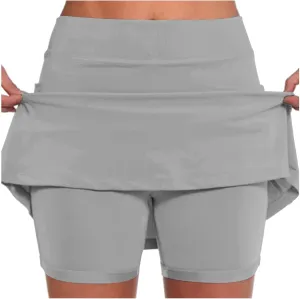 Skirts for Women Casual High Waist Athletic Sports Pants Cute Golf Skorts Summer Gym Workout Outfits with Pockets