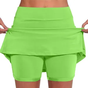 Skorts for Woman 2025 Summer Skorts for Women with Pockets Casual Tennis Skirt Golf Skirts Plus Size Skort Running Shorts