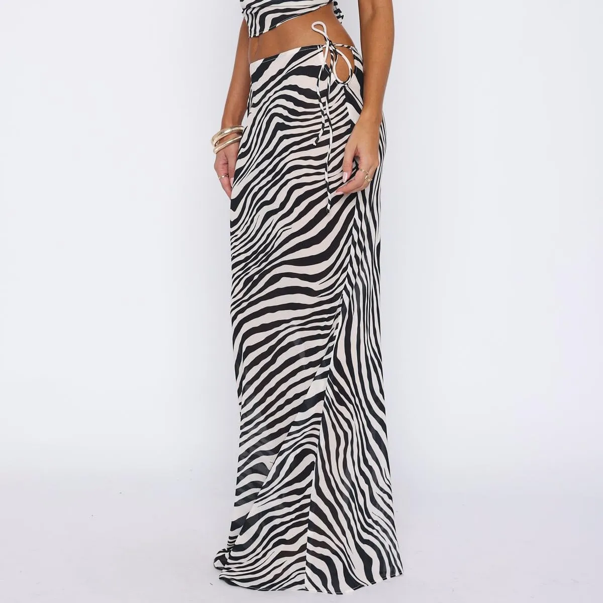 SOLILOQUY Women Y2K Floral Print Sheer Mesh Skirt Summer See Through Cover-up Bodycon Pencil Long Skirt Boho Beach Maxi Skirt