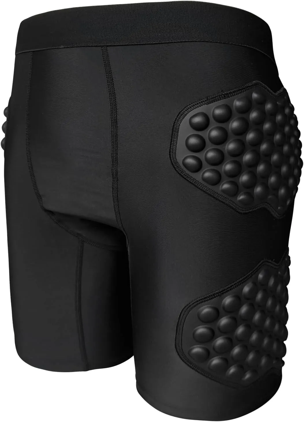Topeter Mens Padded Shorts Skate Compression Short Basketball Hip Protective Underwear