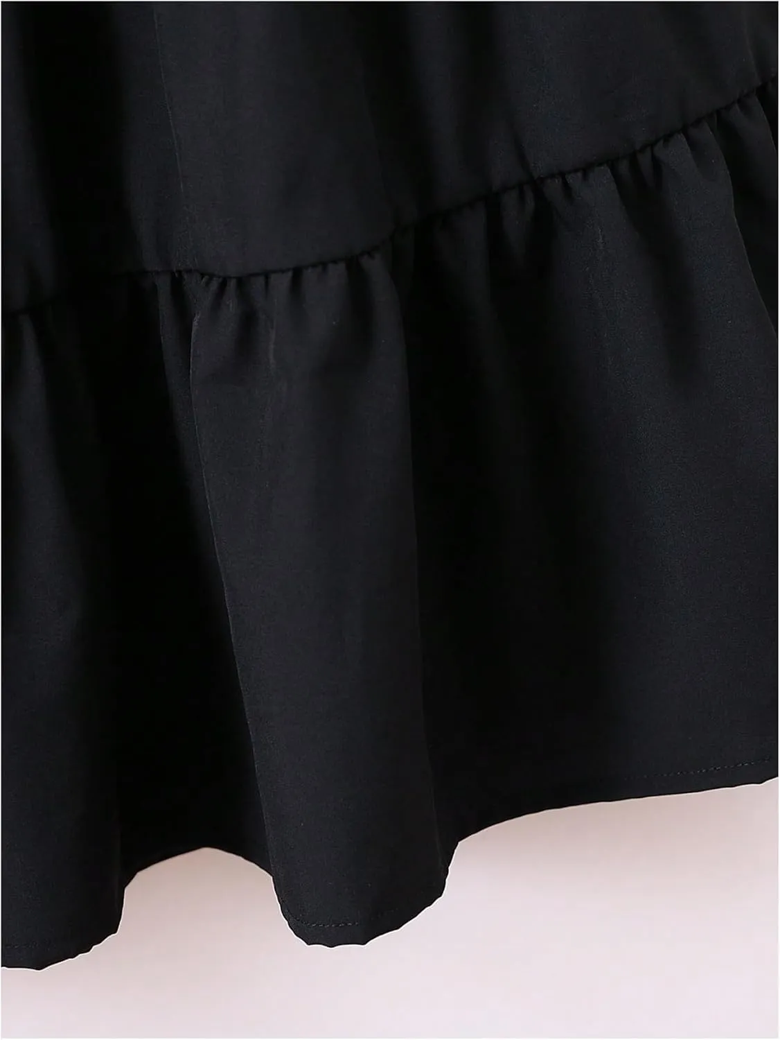 Verdusa Girl's Tiered Layer Flowy Long Skirt Summer Casual Maxi Skirts