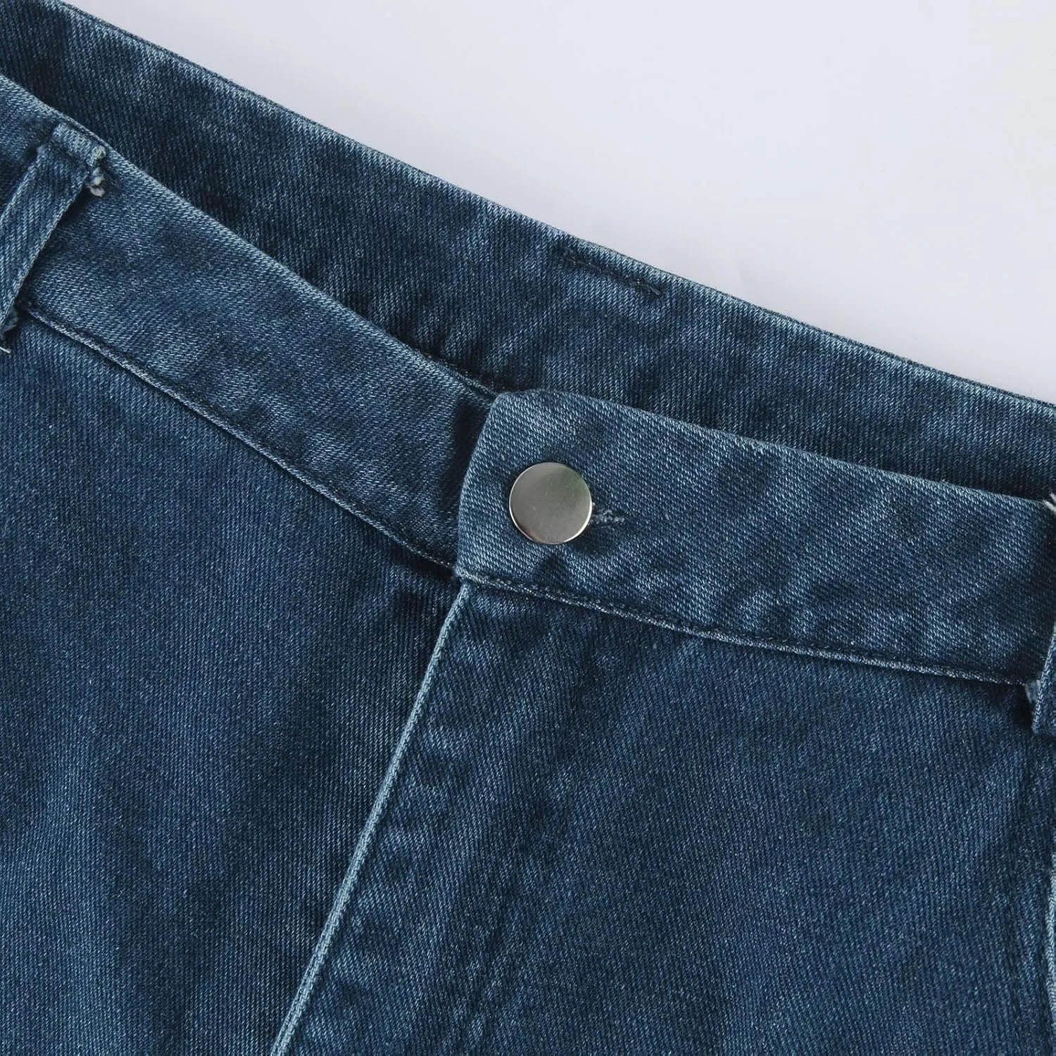 Wide Leg Jeans for Women High Waisted Flare Cropped Denim Pants High Waisted Straight Leg Stretchy Baggy Trousers