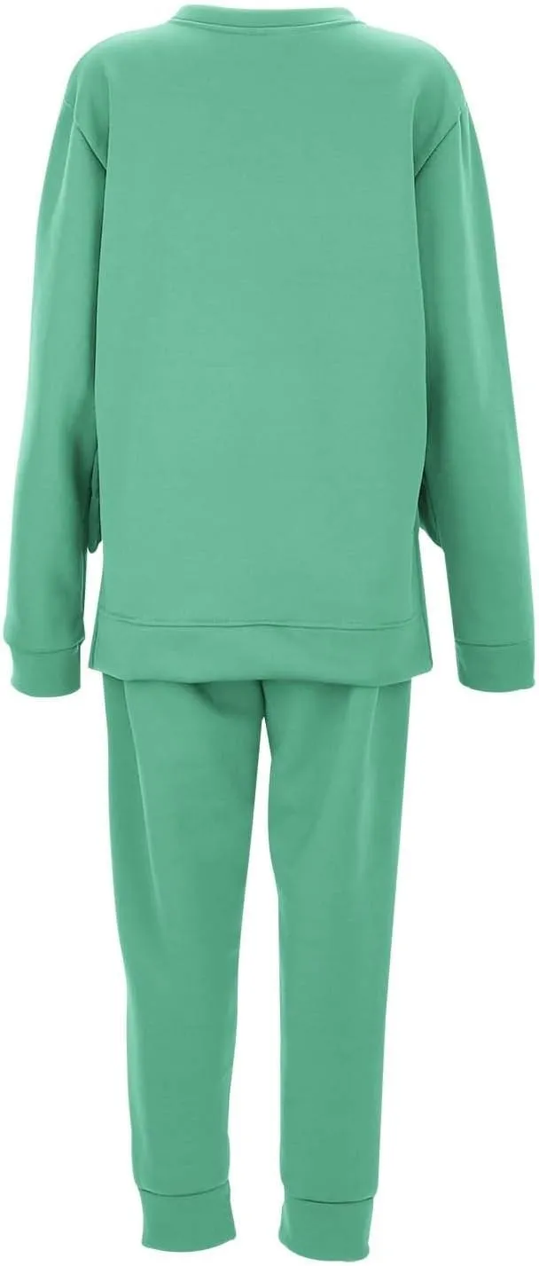 Women 2 Piece Outfits Long Sleeve V Neck Casual Dressy Sweatpants Hoodie Sweatshirt Jogger Sweatpants Outfits