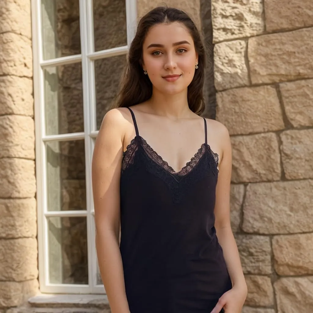 Women's Camisole Tops Built in Padded Bra Adjustable Spaghetti Strap Tank Top V Neck Sleeveless Blouse for Wear Home