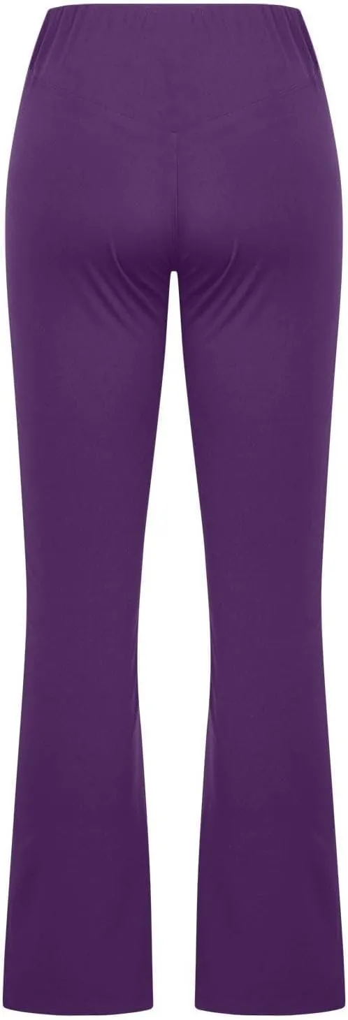 Workout Leggings for Women High Waisted Stripe Solid Color Tight Elastic Yoga Pants Yoga Pants Packs Work Out