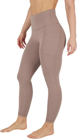 Yogalicious High Waist Ultra Soft 7/8 Ankle Length Leggings with Pockets for Women